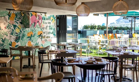 Ovolo Southside Restaurant Terrace in Hong Kong